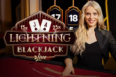 Lobby thumbnail: Lightning Blackjack